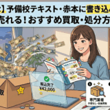 【捨てるな】予備校テキスト・赤本に書き込みありでも高く売れる！おすすめ買取・処分方法3選