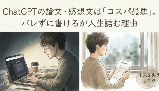 ChatGPTの論文・感想文は「コスパ最悪」。バレずに書けるが人生詰む理由