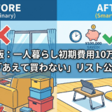 2026年版・一人暮らしの初期費用を10万円浮かせる。「あえて買わないモノ」リスト公開