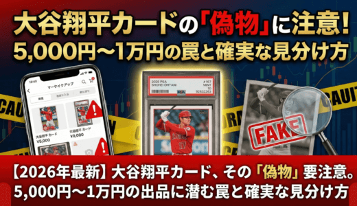 大谷翔平カードの「偽物・非公式」判別法|騙されないための確実な見分け方