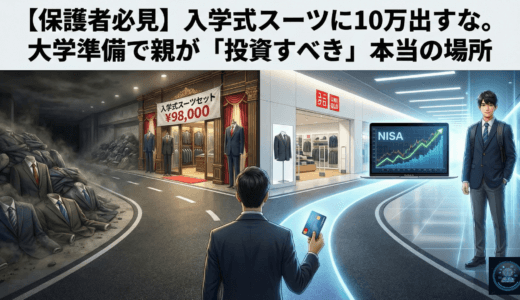 【保護者必見】入学式スーツに10万出すな。大学準備で親が「投資すべき」本当の場所